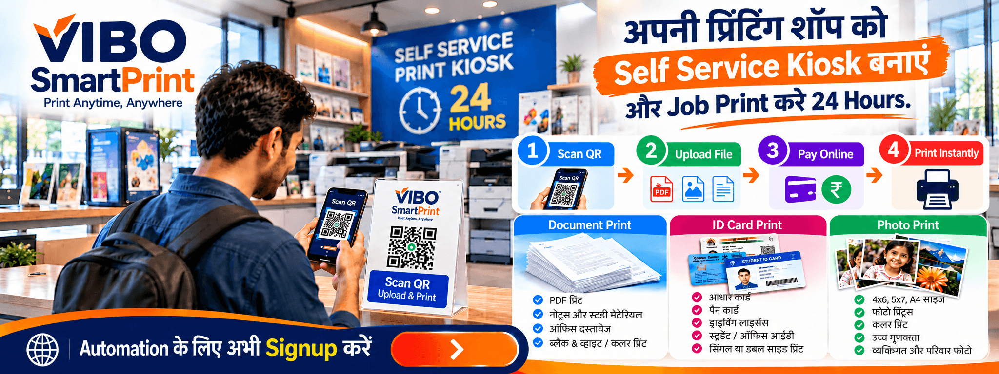 VIBO SmartPrint - Self Service Print Kiosk